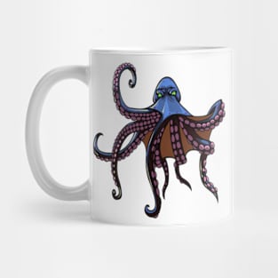 Zombie Octopus Funny Halloween Humor design Mug